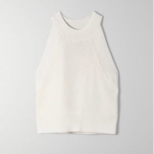 Aritzia Wilfred halter knit tank